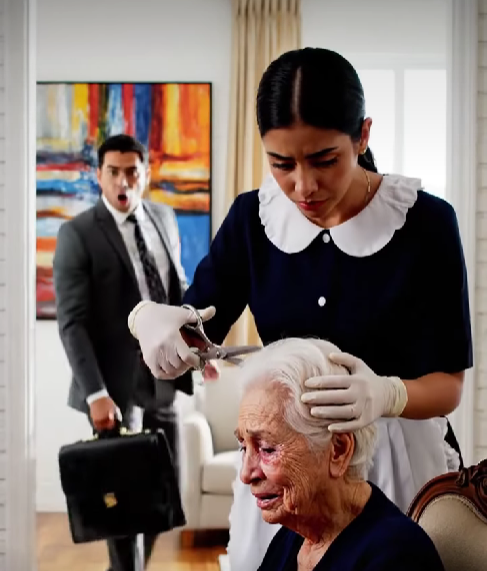 THE BILLIONAIRE’S MOM WAS DYING IN AGONY… UNTIL THE QUIET HOUSEKEEPER SAID ONE LINE THAT MADE EVERY DOCTOR LOOK USELESS