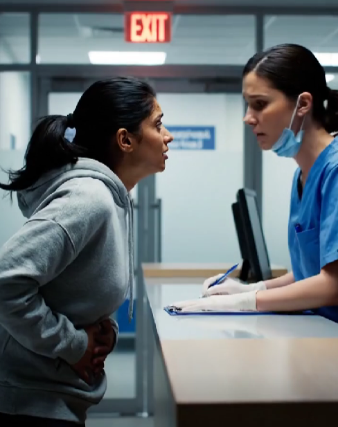 A pregnant woman got a call from her chatty neighbor: “Your husband just rushed off in an ambulance with another woman…