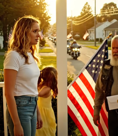 On a rainy night, a poor single mom spent her last $8 on a hot meal for a rough-looking biker that everyone in town crossed the street to avoid, not knowing he was a member of a large biker club.