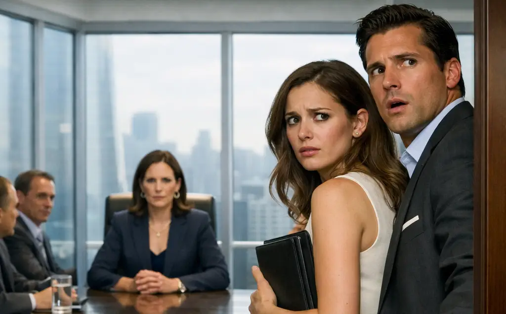 He Brought His Secret Girlfriend to the Boardroom to Impress the Boss! Then the New CEO Walked In and Changed Everything..