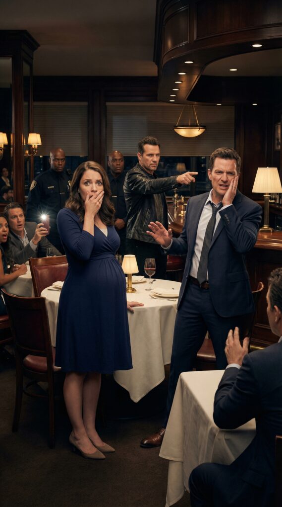 My husband—my CEO—didn’t just humiliate me at that restaurant. He slapped me so hard my ears rang, then hissed, “Sit down. You’re embarrassing me.” I clutched my belly as every fork froze midair.