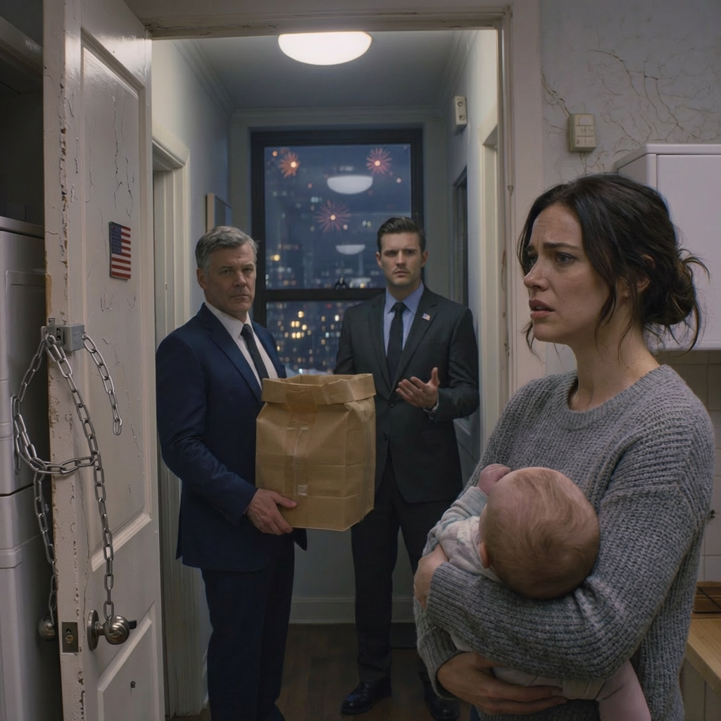 På nyårsafton i Bronx sms:ade jag av misstag fel nummer för att låna 50 dollar till mitt barns modersmjölksersättning – jag trodde att jag bara skulle bli blockerad, men exakt vid midnatt stod en “Manhattan-miljardär” vid min dörr med tre burkar modersmjölksersättning och såg ut som om han redan kände till hela min fil; sedan gav han mig ett visitkort och ställde exakt en fråga om företaget som sparkade mig…