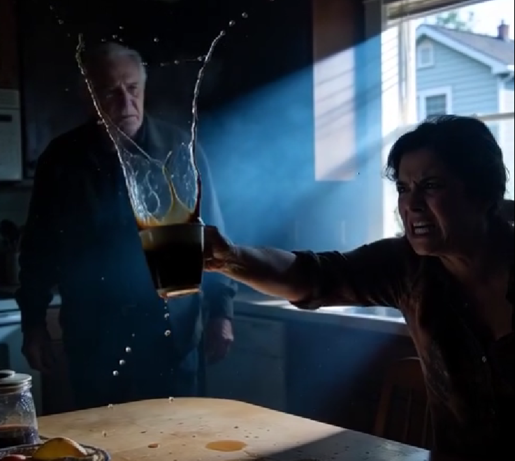 My daughter threw hot coffee at me when i refused to give my credit card to her son. she shouted, “give money or get out!” so i left quietly. days later, she came home to an empty house and a stranger in a suit inside…