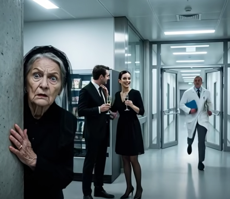 My daughter is finally gone,” my son-in-law whispered, clinking champagne glasses with his lover—both of them in black, still smelling of the funeral home. “We’re free now.