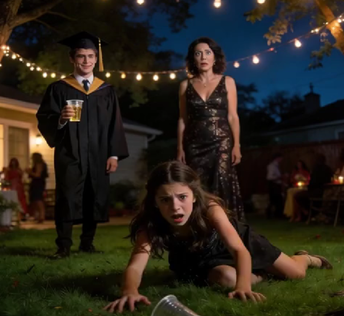 At my graduation party i saw my mom add something to my drink, so i stood there smiling, raised a toast to my sister, and she drank what was supposed to be mine