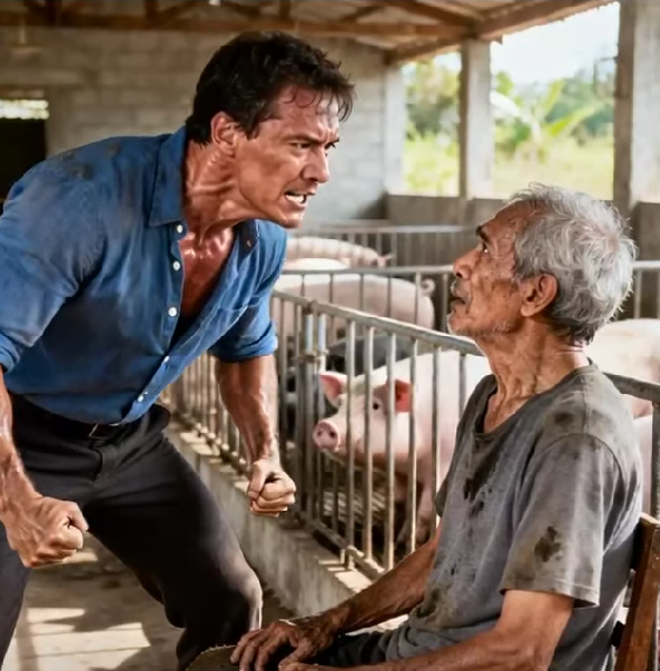 BROR, VAR ÄR MANSIONEN SOM JAG BAD DIG BYGGA? VARFÖR SOVER DU I EN SVINSTIA?!…