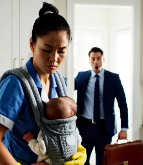 Han skrek av ilska när han såg den anställde bära hans tvillingar, men när bebisarna reagerade upptäckte han hemligheten som hans fru hade tagit med sig till graven… 😭💔