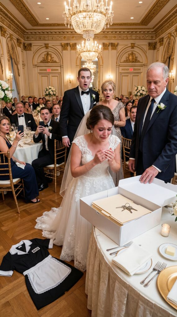 I was smiling through my daughter’s vows when her mother-in-law slid a velvet gift box onto the table