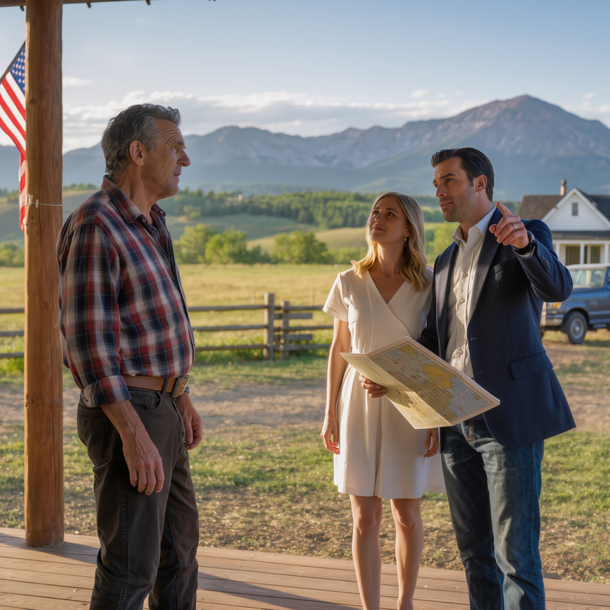 Her fiancé kept probing about our family’s ranch land, but I brushed it off as polite small talk. Until the moment she stood at the altar, about to say “I do,” and slipped me a note hidden in her bouquet—just a few words