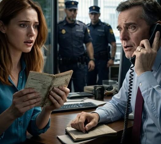 På begravningen lämnade min farfar en gammal bankbok till mig. Min mamma slängde den i soporna och muttrade: ”Den här borde ha blivit begravd.” Jag sa ingenting. Jag gick till banken. Bankchefen bleknade när han såg den. Han tittade intensivt på mig och viskade: ”Ring polisen. Låt henne inte gå.” I det ögonblicket visste jag att min familj hade ljugit för mig hela mitt liv.