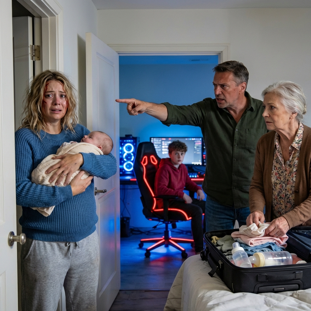 Mina föräldrar sparkade ut mig ur huset två dagar efter ett kejsarsnitt … eftersom min yngre bror, en lovande streamer, behövde mitt rum.