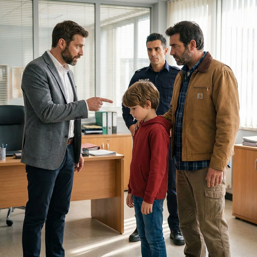 Klassrummet tystnade—men inte längre av spänning.