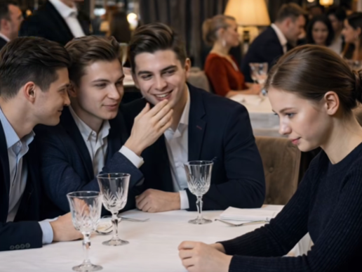 Söner till rika familjer hånade en fattig kurskamrat och bjöd henne på restaurang bara för att roa sig, men det den till synes hjälplösa flickan gjorde chockade alla