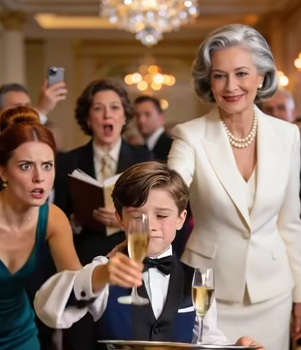Min sväljare tvingade min 6-årige son att vara servitör på min systers bröllop. ”Han är inte värd att behandlas som familj”, sa hon med ett iskallt leende. Men sedan fick en gäst syn på min son och utbrast: ”Det här barnet är—!” Och rummet blev tyst.