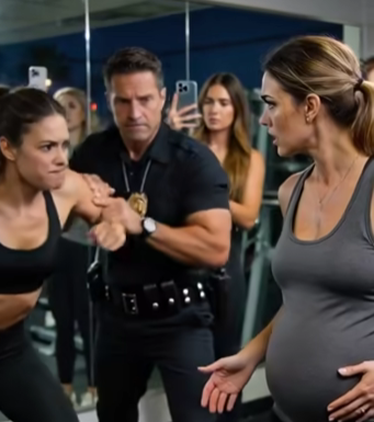 Älskarinnan försökte skada den gravida hustrun på gymmet — men den personliga tränaren var en civilklädd polis och grep henne.