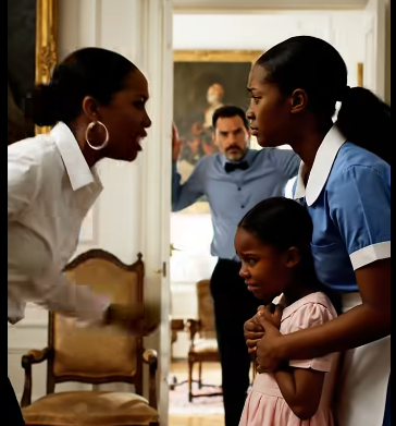 Hon kom oväntat hem och fann den ödmjuka städerskan som skyddade hennes blinda dotter. Sanningen hon upptäckte fick henne att gråta… 😭💔