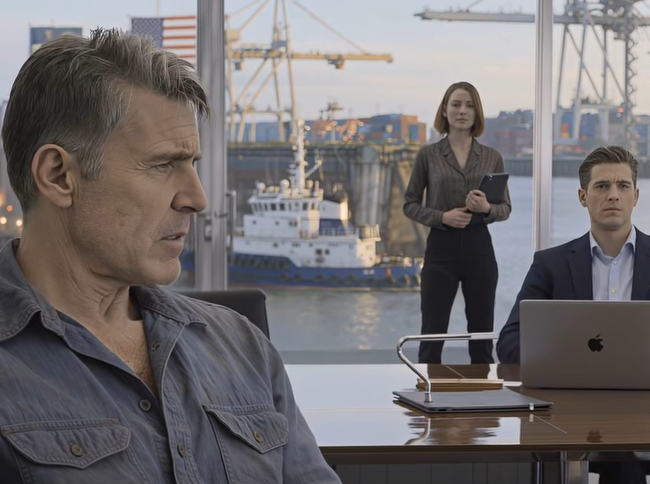 Han kallade min torrdocka för “en rostig hink” och avskedade mig före lunch – det han saknade i det där glaskonferensrummet var det enda som hans familjs flotta inte kunde klara sig utan.