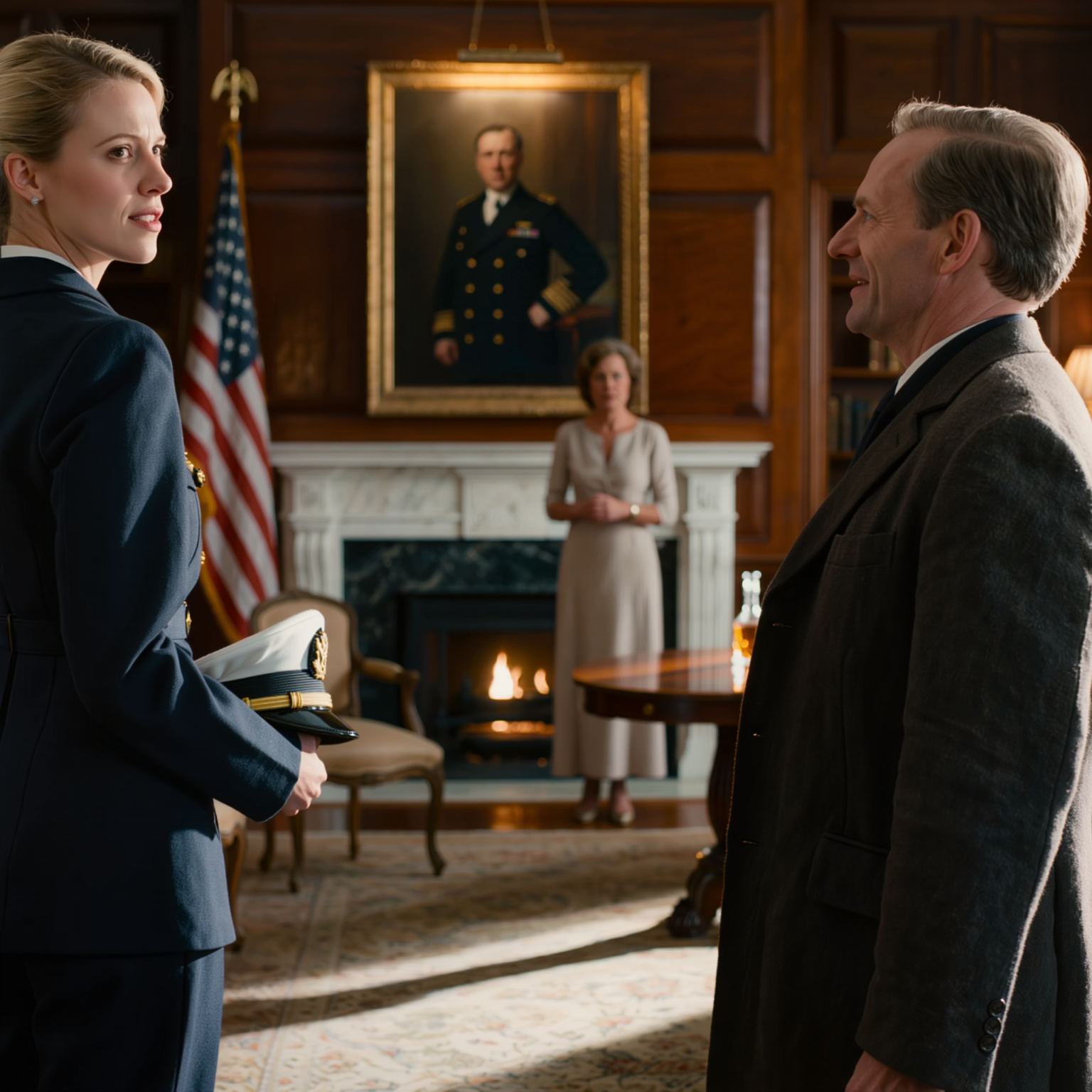 Jag växte upp i min farfars hus, ett hus tillägnat en amiral i flottan, men så fort han dog tog mina föräldrar över den 14 miljoner dollar dyra villan och hans nya Tesla, kastade ut mig som om jag inte var någon, och min far sa lugnt att jag behövde förstå min plats — jag trodde att allt var över då, tills advokaten log snett och frågade om de faktiskt hade läst hela testamentet