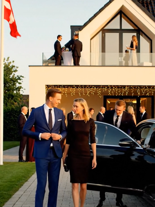 “Du får aldrig råd til en villa som din brors,” grinede han til min fars pensionsgalla. Da jeg gik hen til porten, trådte han hen foran mig. “Gør os ikke forlegne. Folk som dig hører ikke hjemme her.” Min mor smilede. “Kend din plads.” Jeg forblev tavs. Så talte ejendomsmægleren: “Denne villa er ingenting sammenlignet med den til 20 millioner dollars, min VIP-klient købte kontant.” Hun vendte sig og smilede: “Den klient … er hende.” MOR SÆTTE SIT GLAS