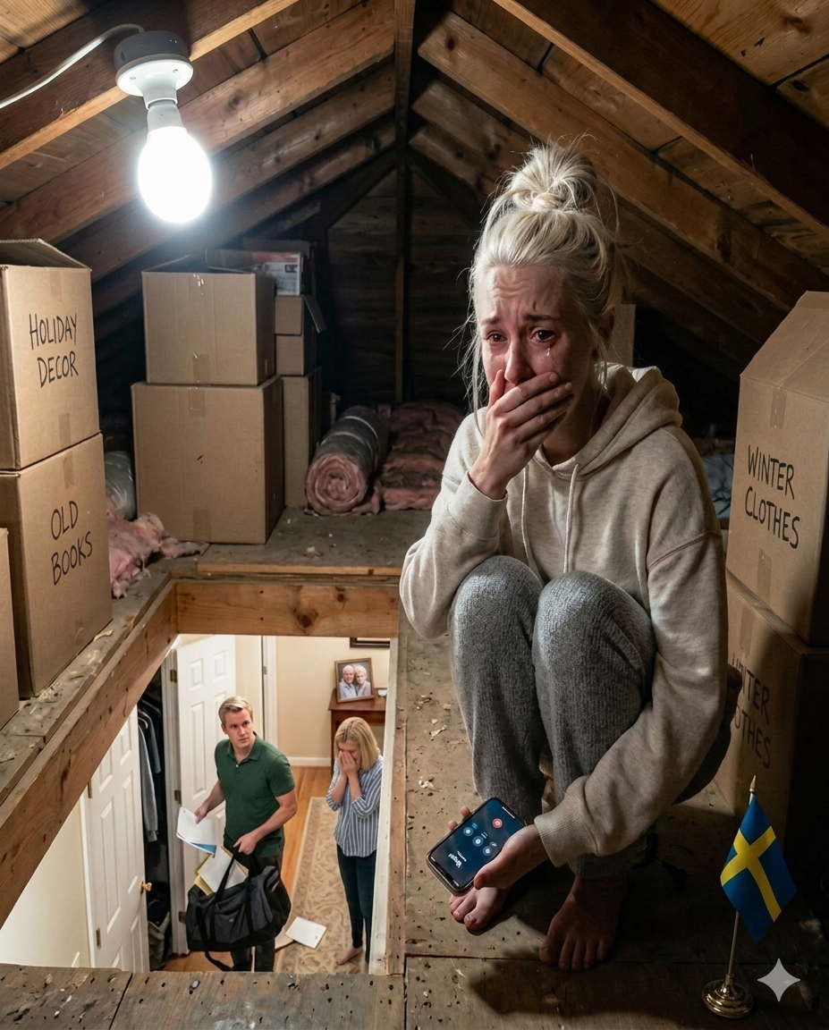 Min syster ringde mig vid midnatt och viskade: ”Släck alla lampor. Gå upp på vinden. Berätta inte för din man.” Jag trodde att hon höll på att bli galen – tills jag tittade igenom golvplankorna…