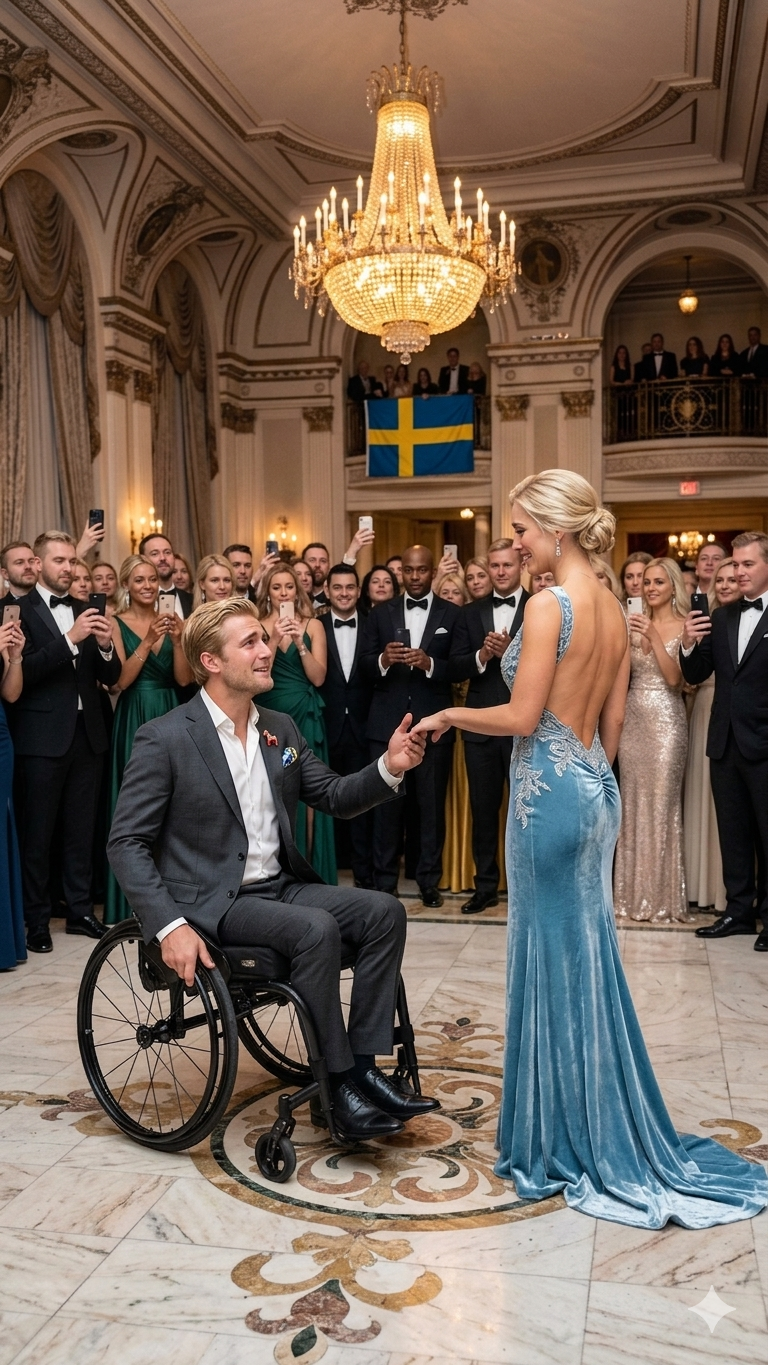 När eliten hånade den rullstolsburne miljonären viskade conciergens dotter en hemlighet till honom. Det som hände sedan förödde hela hennes familj.