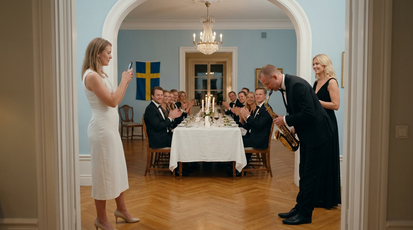 På min systers förlovningsmiddag skickade de mig för att äta i köket med personalen. ”Matsalen är för huvudfamiljen”, tillkännagav min pappa inför 72 gäster. Min syster tog till och med upp telefonen och lade upp en video som om det vore ett skämt. Jag bråkade inte. Jag förklarade inte. Tio minuter senare ingrep fastighetsförvaltaren, harklade sig och sa att han behövde ägarens godkännande… Sedan tittade han mig rakt i ögonen, eftersom jag hade ägt fastigheten i fem månader, och deras deposition på 940 000 dollar stod plötsligt på spel…