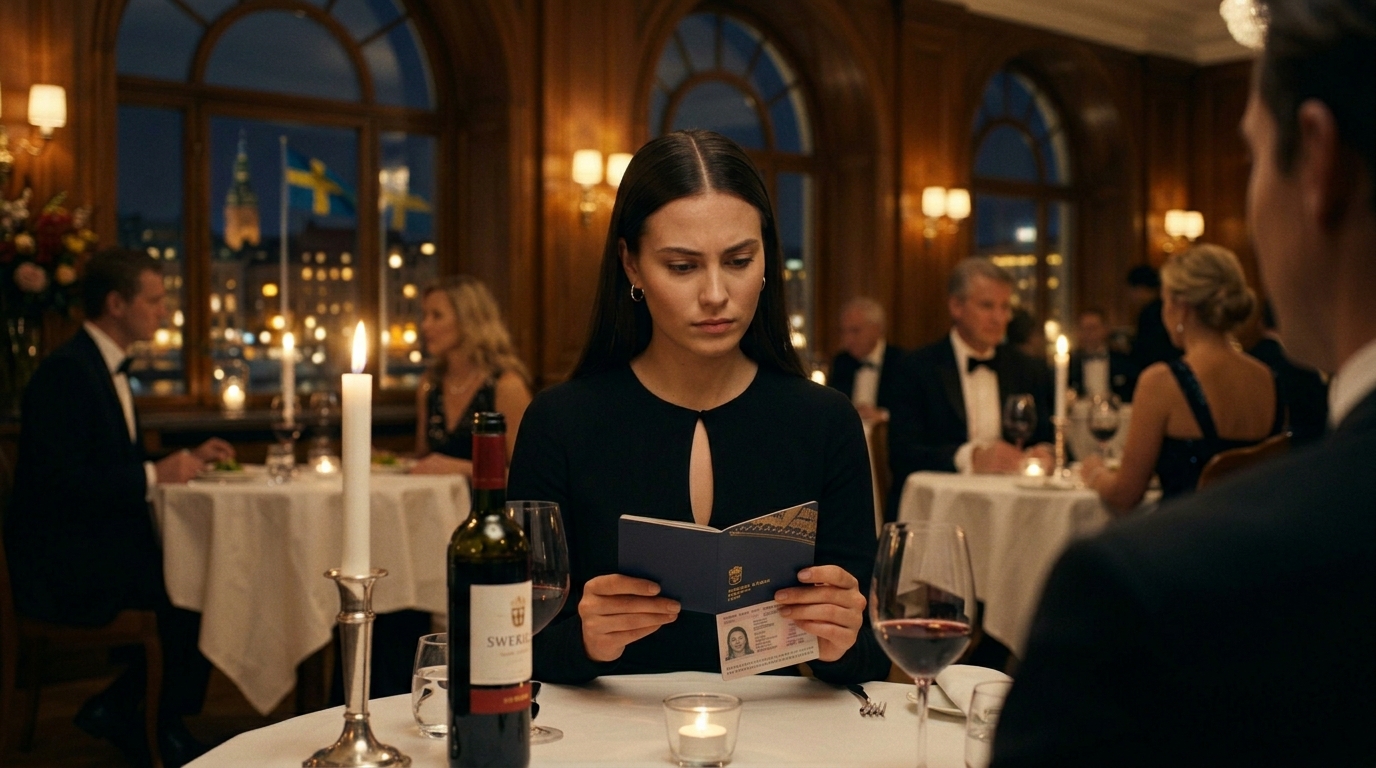 Vid julmiddagen sköt min man ett kuvert över sidenbordet och sa: ”Du är ute vid midnatt”, hans mamma skrattade, ”Vårt lilla välgörenhetsprojekt är äntligen över”, och hela restaurangen såg mig rota igenom min väska, tills hovmästaren blev blek, lutade sig fram och viskade: ”Fröken Vain… vill ni att jag ska meddela ägaren?”